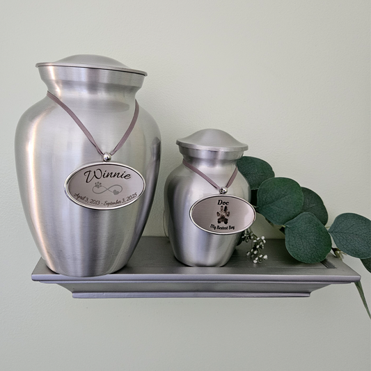 Metal Urn Medallion for Silver Urns